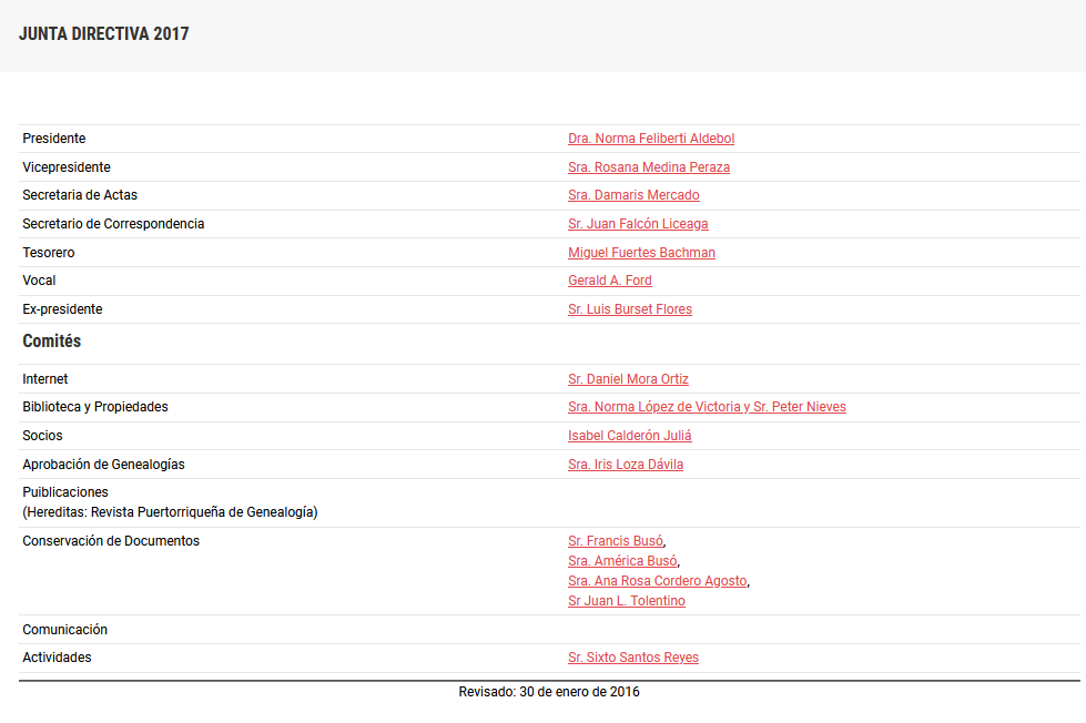 Junta Directiva 2017