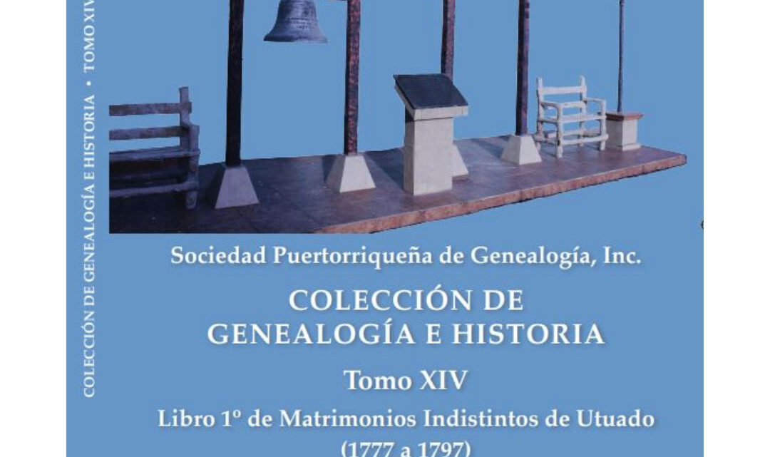 Libro Primero de Matrimonios, Indistintos de Utuado, 1777 a 1797